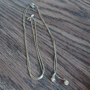 Vintage Sarah Coventry Goldtone Love Knot Lariat-style Necklace